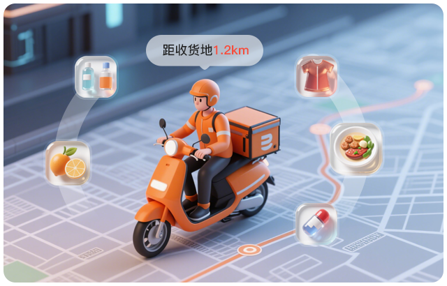 企业级同城外卖配送系统